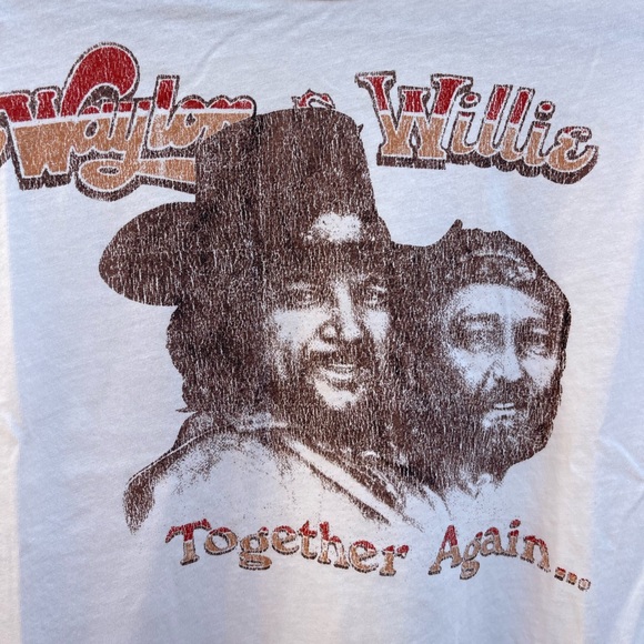 Waylon and Willie Midnight Rider crop tee - Picture 7 of 7